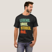 1968年10月54誕生以来54歳の伝説 Tシャツ (正面フル)
