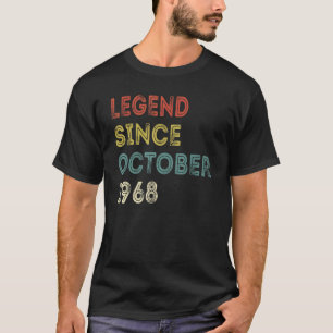 1968年10月54誕生以来54歳の伝説 Tシャツ