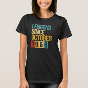 1968年10月54誕生以来54歳の伝説 Tシャツ