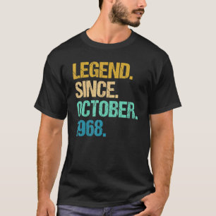 1968年10月54誕生以来54歳の伝説 Tシャツ