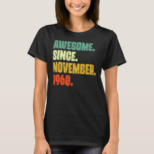 1968年11素晴らし月54日Birから54歳 Tシャツ