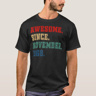 1968年11素晴らし月54日Birから54歳 Tシャツ