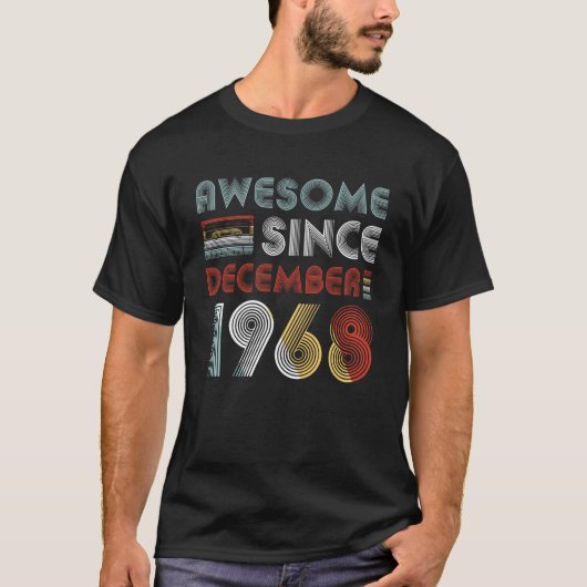 1968年12月の第51誕生日以来素晴らしいヴィンテージ Tシャツ (正面)