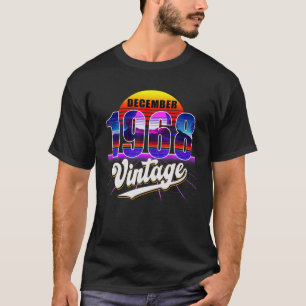 1968年12月レトロ53番目の誕生日Vaporwave 50のS Tシャツ