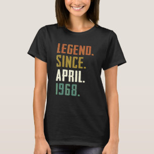 1968年4月54誕生日以来54歳の伝説 Tシャツ