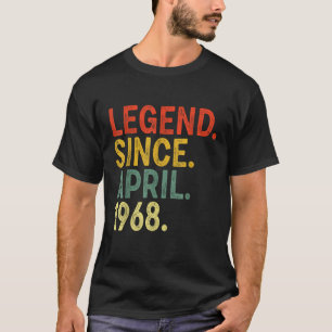 1968年4月55誕生日以来55年の伝説 Tシャツ