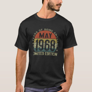 1968年5月ヴィンテージ54日誕生日54歳の贈り物F Tシャツ