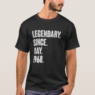 1968年5月以来の伝説的54歳54歳の誕生日 Tシャツ