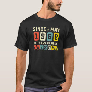 1968年5素晴らし月ヴィンテージ以来54誕生日 Tシャツ