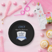 1968年50年賞生まれ贈り物の彼または彼女のカスタム ペーパープレート (パーティー)