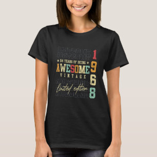 1968年54歳54誕生日 Tシャツ