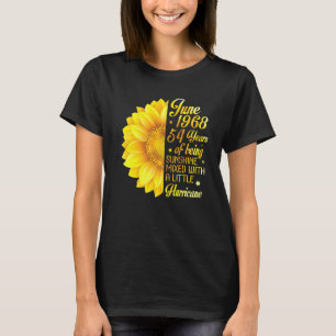 1968年6月ひまわり54年の日照混合 Tシャツ