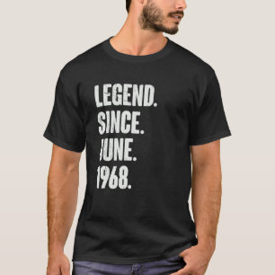 1968年6月以来54歳54誕生日伝説 Tシャツ