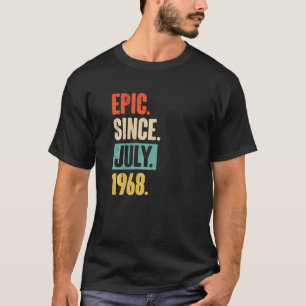 1968年7月以来の叙事詩54歳54誕生日 Tシャツ