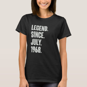 1968年7月以来54歳54誕生日伝説 Tシャツ