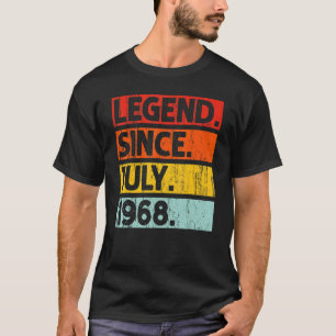 1968年7月以来54誕生日の伝説54歳 Tシャツ