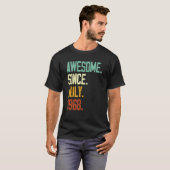 1968年7月以素晴らし降54歳誕生日 Tシャツ (正面フル)