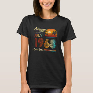 1968年7素晴らし月以来55歳 Tシャツ
