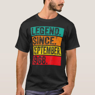 1968年9月以来54歳の伝説54th Bir Tシャツ