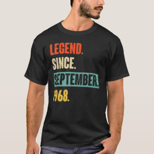 1968年9月以来54歳の伝説54th Bir Tシャツ