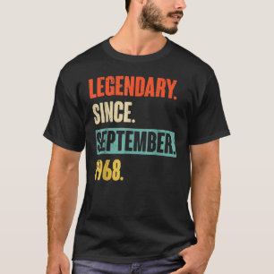 1968年9月以来54歳の伝説54th Bir Tシャツ