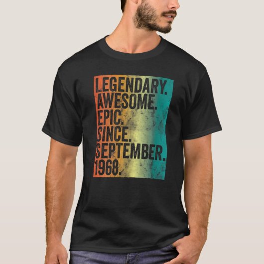 1968年9素晴らし月以来の伝説的な叙事詩 Tシャツ (正面)