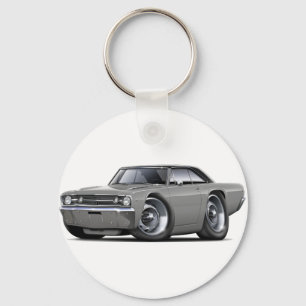 1968本の投げ矢の灰色黒い上車 キーホルダー
