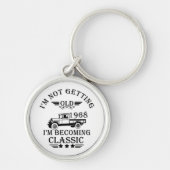 1968生まれ年のヴィンテージ生誕生月贈り物 キーホルダー (正面)