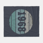 1968生まれ年のヴィンテージ誕生日ギフト フリースブランケット (正面(横))