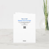 1968生まれ年の誕生日おもしろいファクトカード カード (裏面)