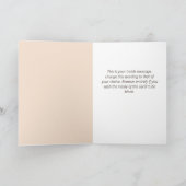 1968生まれ年グリーティングカード カード (内部)