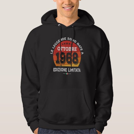 1968生まれ年10月のレジェンド54誕生日54年 パーカ (正面)