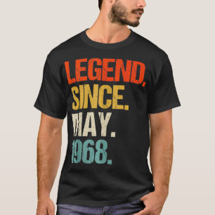 1968生まれ年56歳1968年56歳で誕生 Tシャツ