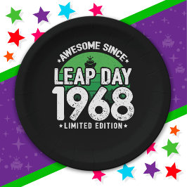 1968素晴らし年閏年日以後2月29誕生日 ペーパープレート