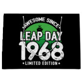 1968素晴らし年閏年日以後2月29誕生日 ラージペーパーバッグ (正面)