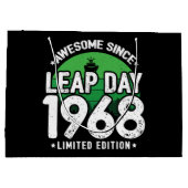 1968素晴らし年閏年日以後2月29誕生日 ラージペーパーバッグ (裏面)
