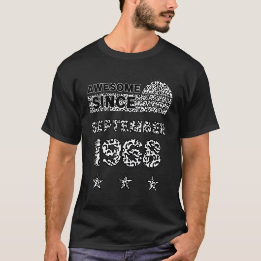 1968素晴らし年9月以来Leopard 1968年9月 Tシャツ (正面)