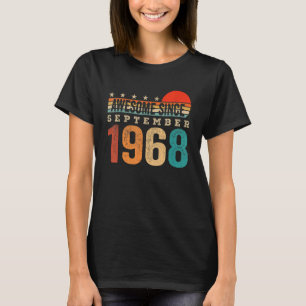 1968素晴らし年9月54日誕生日54年 Tシャツ
