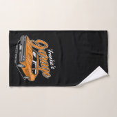 1968 パーソナライズされた 396クラシックマッスルカーガレージ バスタオルセット (ハンドタオル)