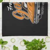 1968 パーソナライズされた 396クラシックマッスルカーガレージTh キッチンタオル (折り畳み)