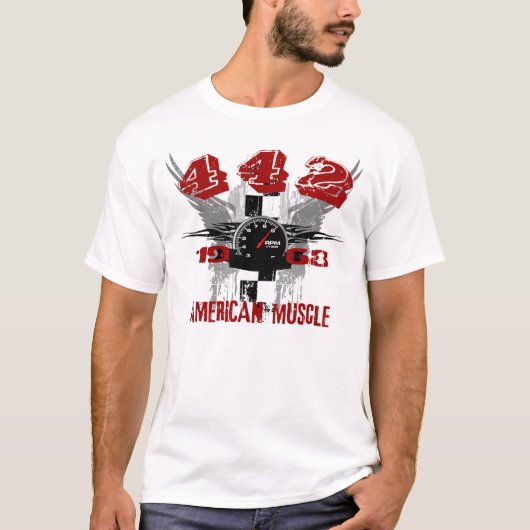 1968 442グラフィックT Tシャツ (正面)