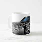 1968-69年のChevelleの黒い車 コーヒーマグカップ (正面左)