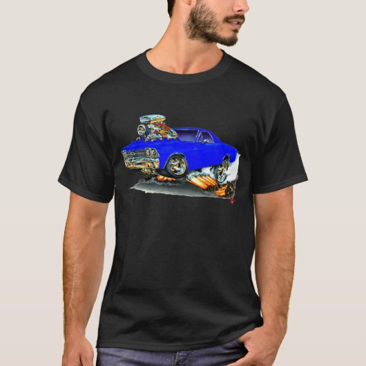 1968-69年のEl Caminoの青のトラック Tシャツ (正面)