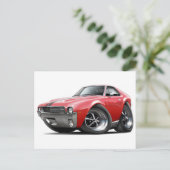 1968-69 AMX赤黒車 ポストカード (スタンド正面)