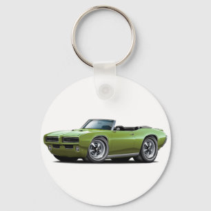 1968-69 GTOの緑のコンバーチブル キーホルダー