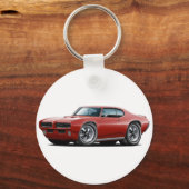 1968-69 GTOマルーン車 キーホルダー (正面)