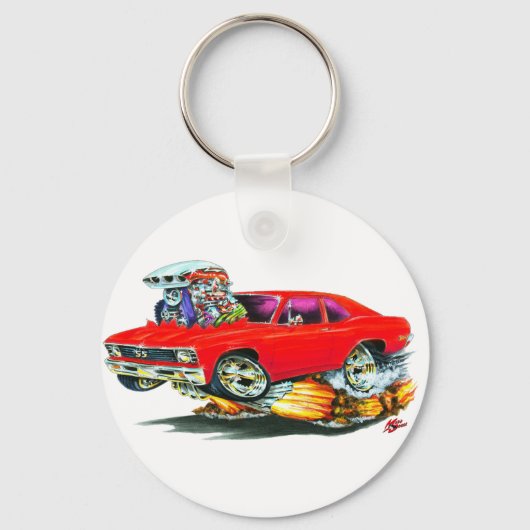 1968-70ノバレッドカー キーホルダー (正面)