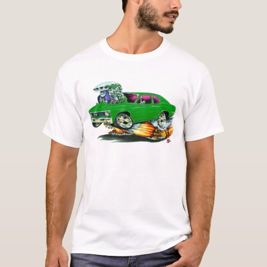1968-70年の新星の緑車 Tシャツ (正面)