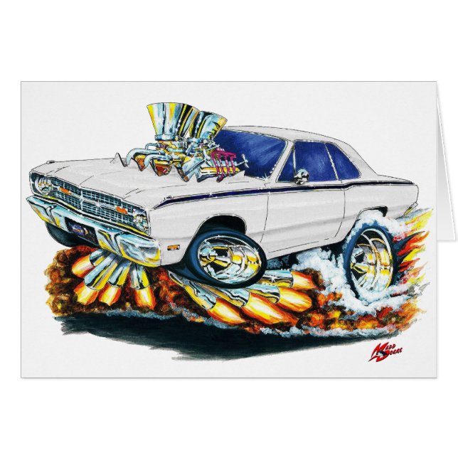 1968-71ごまかしの投げ矢の白車 (正面横)