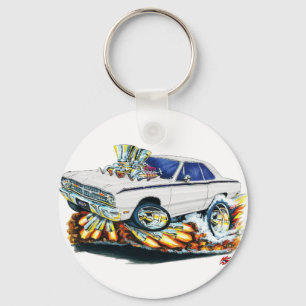 1968-71ダッジダーツホワイトカー キーホルダー